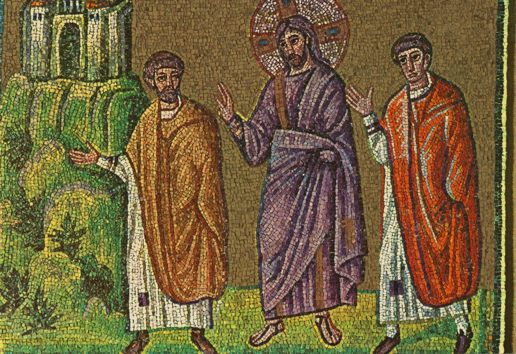 Road to Emmaus, St Apollinare, Ravenna